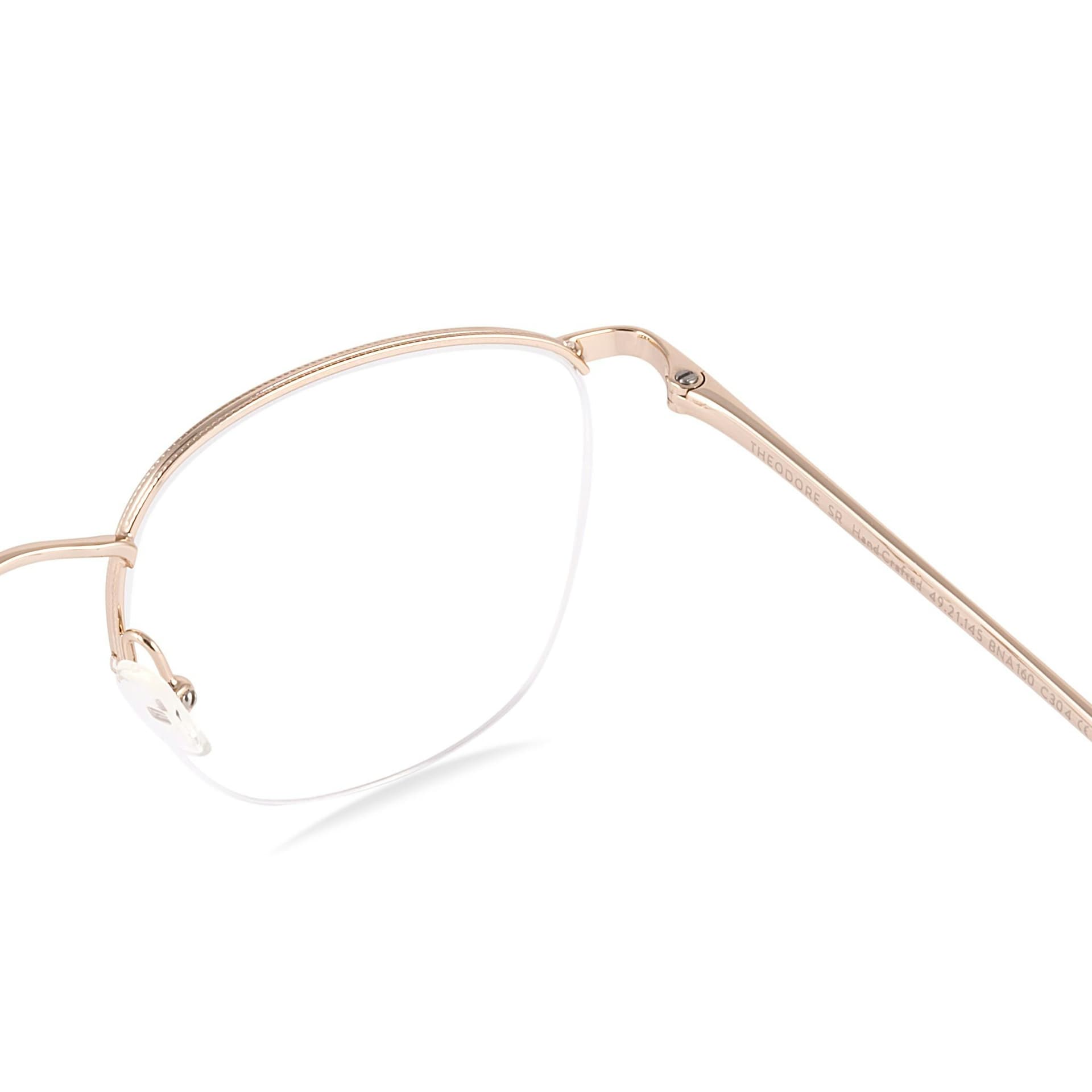 Theodore Semi Rimless Gold Glasses Bailey Nelson Canada
