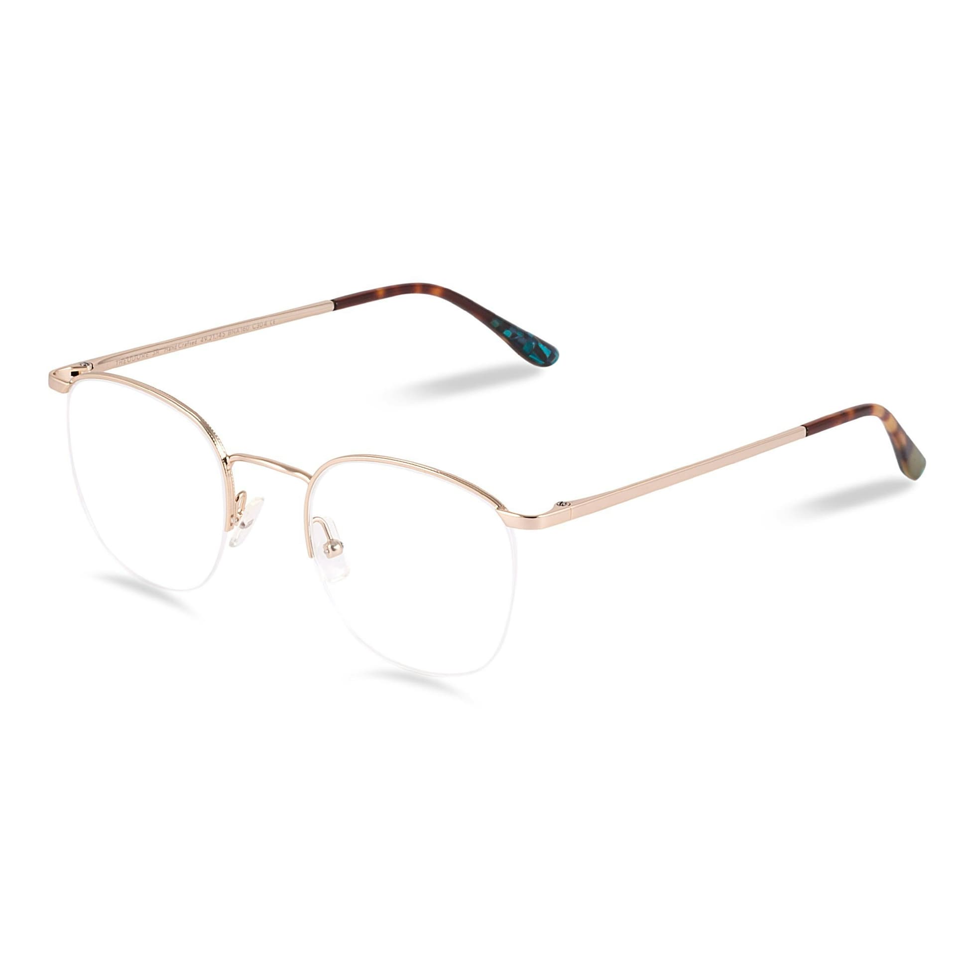 Theodore Semi Rimless Gold Glasses Bailey Nelson Canada